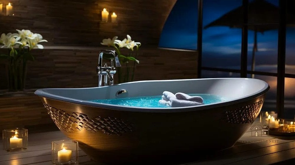 15 Stunning Tub Next To Shower Ideas You'll Absolutely Love 16 Luxury Spa-Style Layout with Layered Lighting