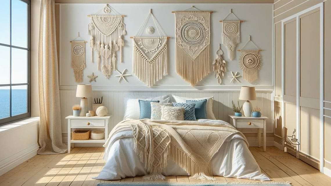 Macrame Wall Hanging Above the Bed