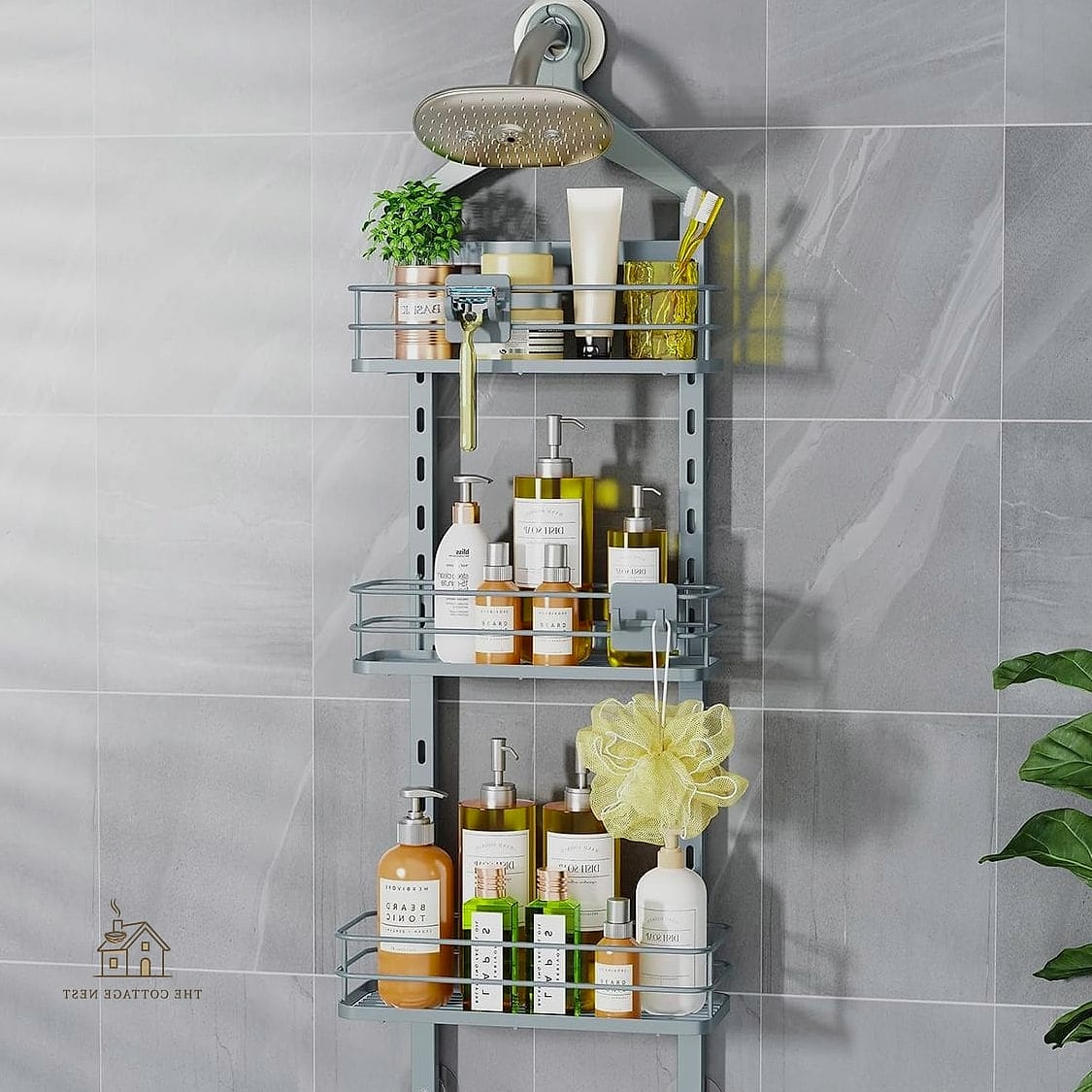 20 Dreamy Shower Storage Ideas to Try This Season 9 Magnetic Shower Storage