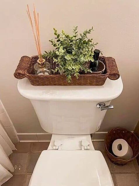 15 Stunning Toilet Tank Decor Ideas You'll Absolutely Love 8 Matching Soap and Lotion Dispensers