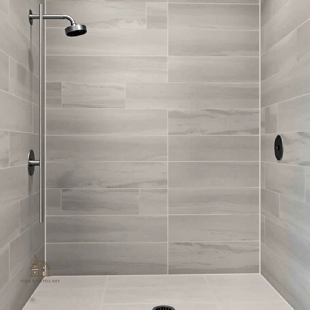 30 Amazing Small Walk In Shower Ideas No Doors on a Budget 28 Matte Finish Tile for a Modern Look