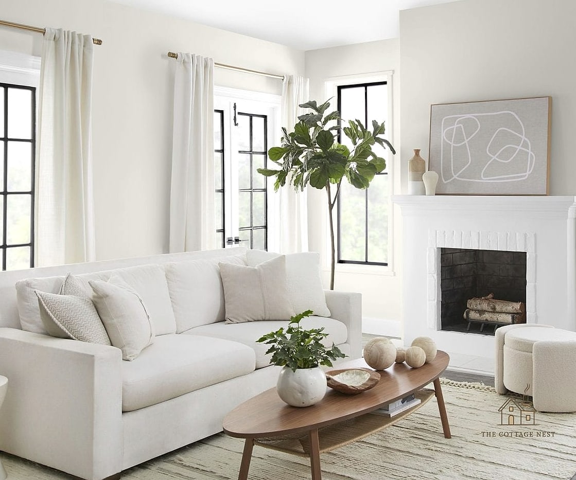 25 Chic Cream And White Bedroom for a Beautiful Home 13 Matte White Furniture with Brushed Brass Hardware