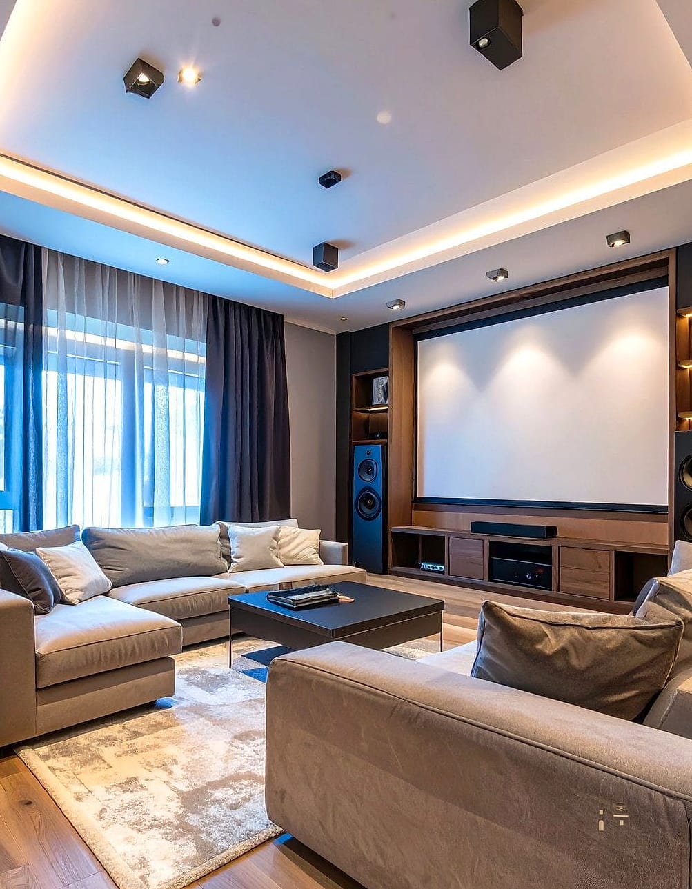 23 Creative Spare Bedroom Ideas That Will Inspire You 10 A Media Room for Movie Nights