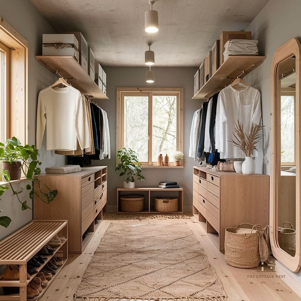 22 Dreamy Wall Closet Ideas Bedroom to Try This Season 13 Minimalist Japandi-Inspired Closet