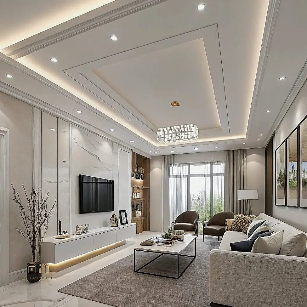 25 Clever Down Ceiling Design Bedrooms Ideas for Every Style 5 Minimalist Perimeter Drop