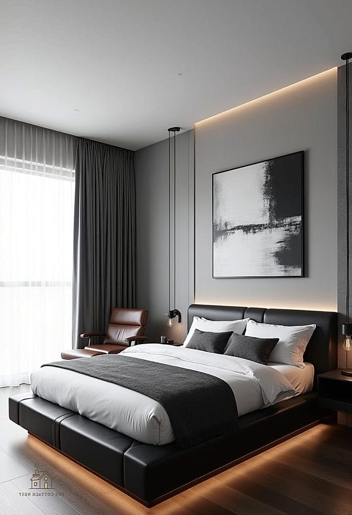 Minimalist Platform Bed Setup