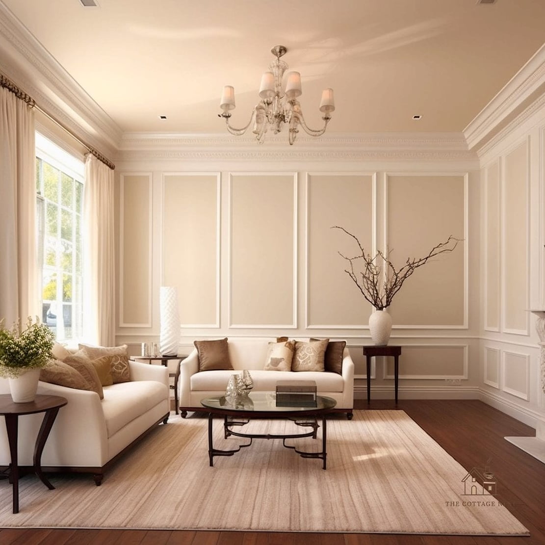 25 Chic Cream And White Bedroom for a Beautiful Home 23 Minimalist White Walls with a Single Cream Statement Piece