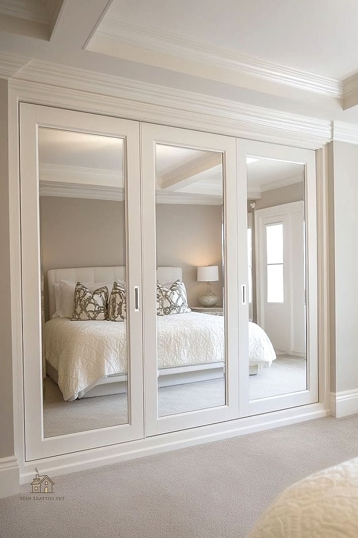 Mirrored Closet Doors