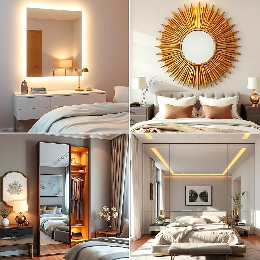 25 Creative Small Guest Bedroom Ideas That Will Inspire You 7 Mirrors to Visually Double the Space