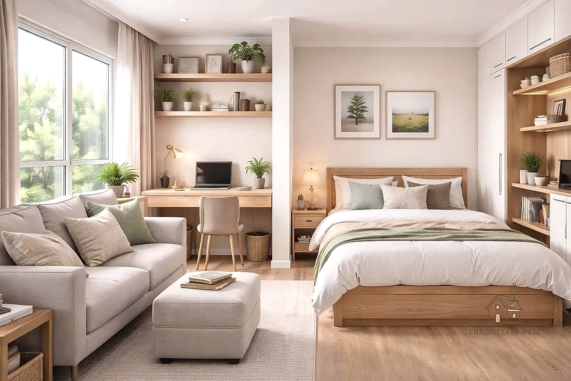 23 Creative Spare Bedroom Ideas That Will Inspire You 9 A Multipurpose Guest Room and Office Combo