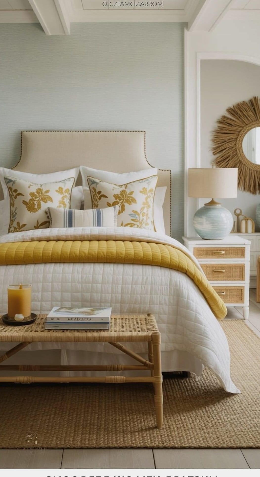 26 Beautiful Yellow Bedroom Ideas to Transform Your Space 3 Mustard Yellow Accent Wall