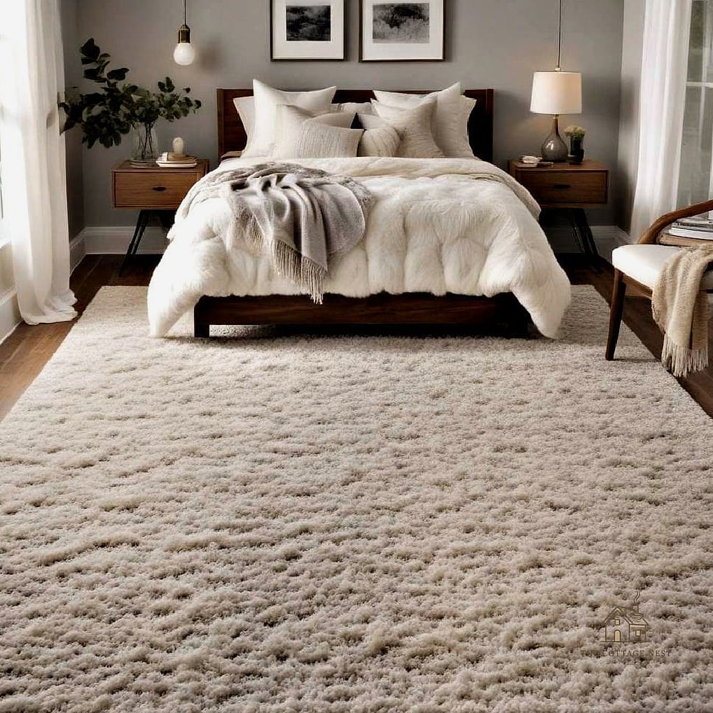 24 Clever Cozy Bedroom Ideas for Every Style 8 Natural Fiber Rugs Underfoot