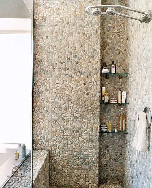 Natural Stone Pebble Flooring