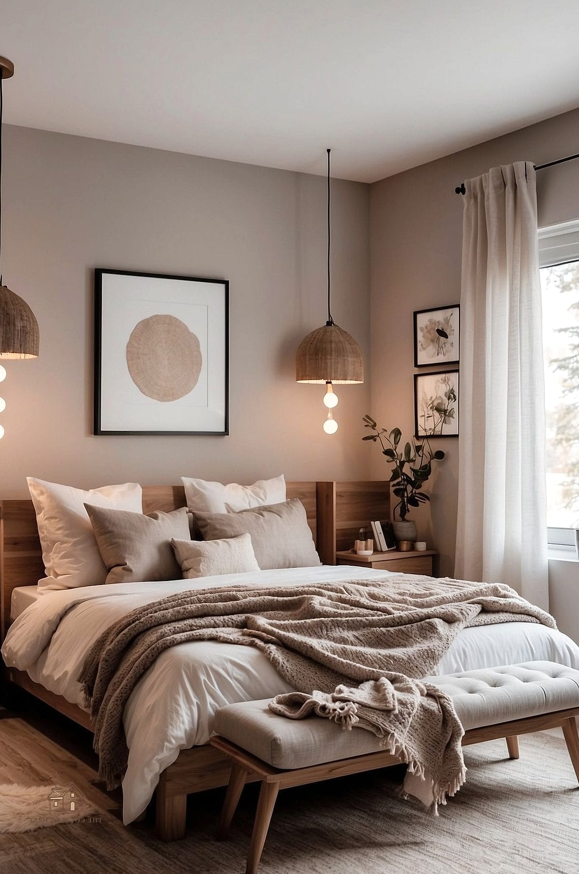 25 Creative Apartment Bedroom Decor Ideas On A Budget That Will Inspire You 19 A Neutral Color Palette with Pops of Color