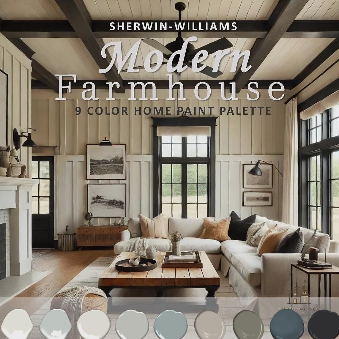 25 Creative Modern Farmhouse Bedroom Ideas That Will Inspire You 19 Neutral Color Palette with Warm Undertones