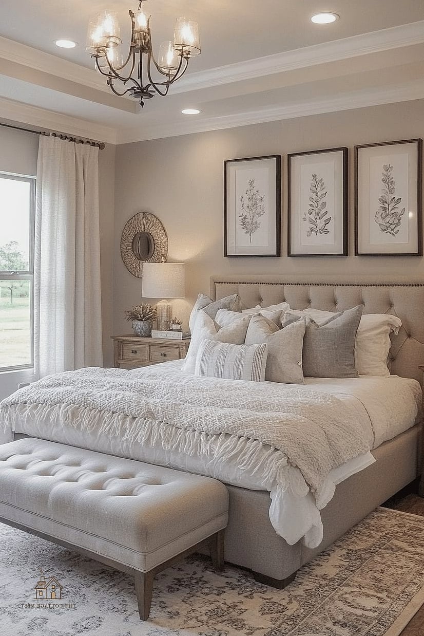 25 Creative Small Guest Bedroom Ideas That Will Inspire You 11 A Neutral Color Palette with Warm Accents