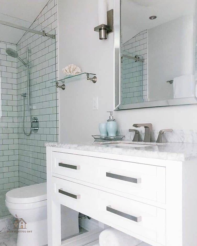 30 Amazing Small Walk In Shower Ideas No Doors on a Budget 4 Neutral Subway Tile Walls