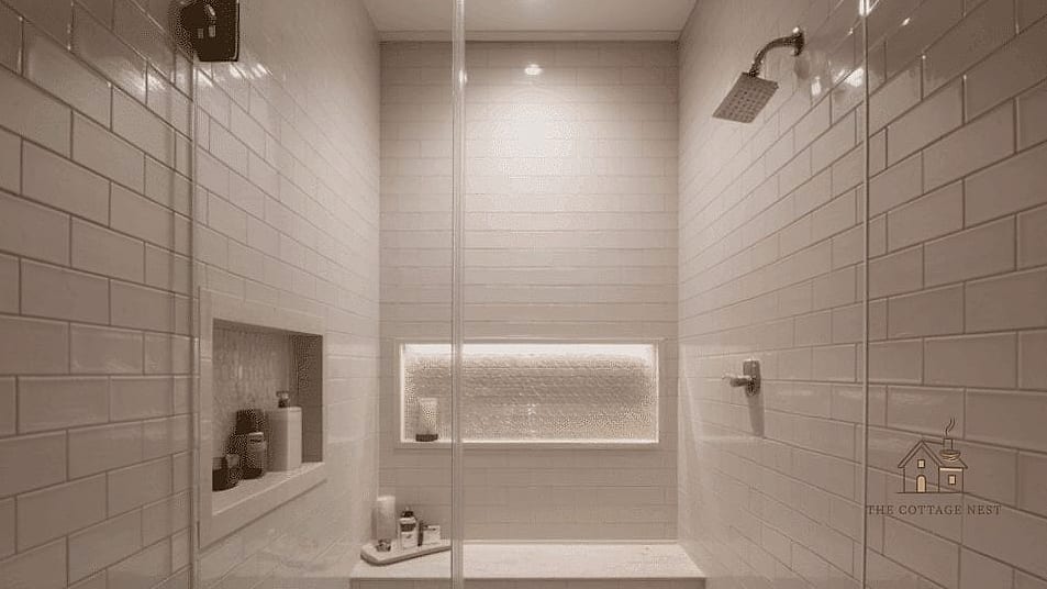 30 Amazing Small Walk In Shower Ideas No Doors on a Budget 25 Nook Style Shower Off a Narrow Hallway