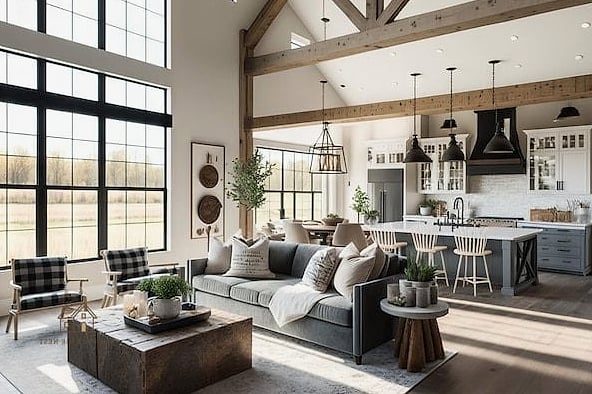 35 Stunning Farmhouse Walk In Shower Ideas You'll Absolutely Love 21 Open Concept Wet Room