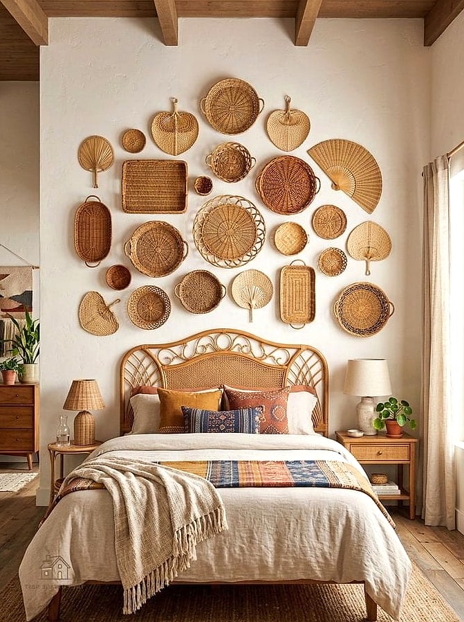 23 Creative Bedroom Wall Decor Above Bed That Will Inspire You 2 Oversized Woven Wall Hanging