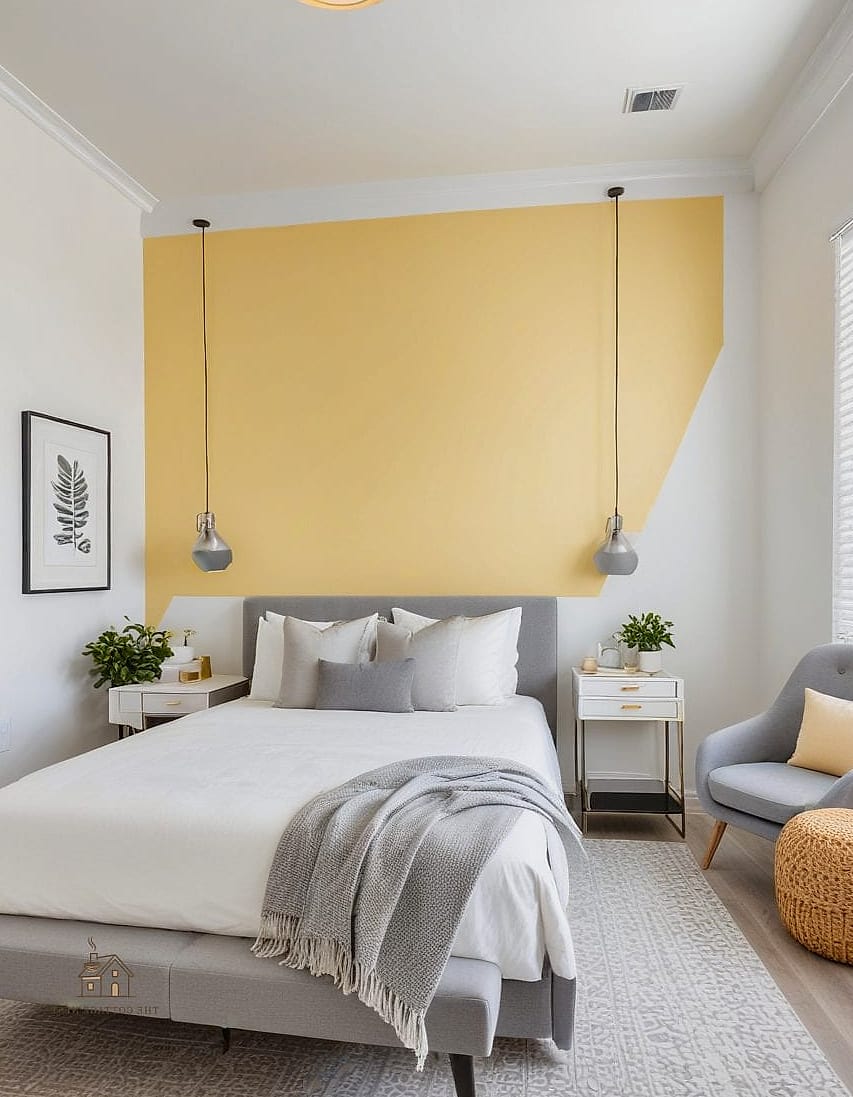 26 Beautiful Yellow Bedroom Ideas to Transform Your Space 5 Pale Yellow Ceiling
