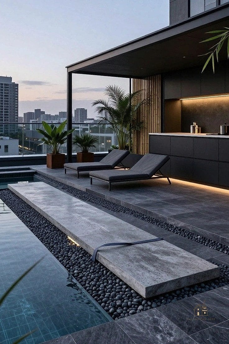 25 Brilliant Zero Entry Shower Ideas to Copy Right Now 4 Pebble Stone Shower Floor