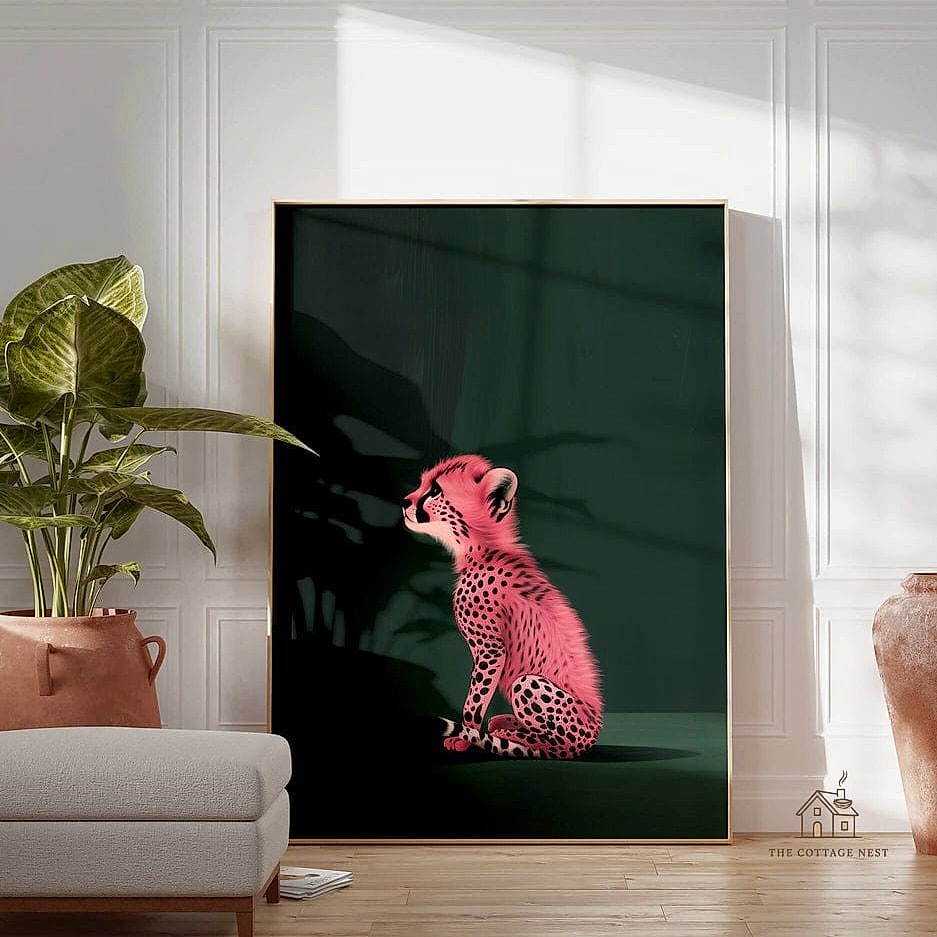 35 Stunning Pink And Cheetah Bedroom Ideas You'll Absolutely Love 9 Pink And Cheetah Gallery Wall