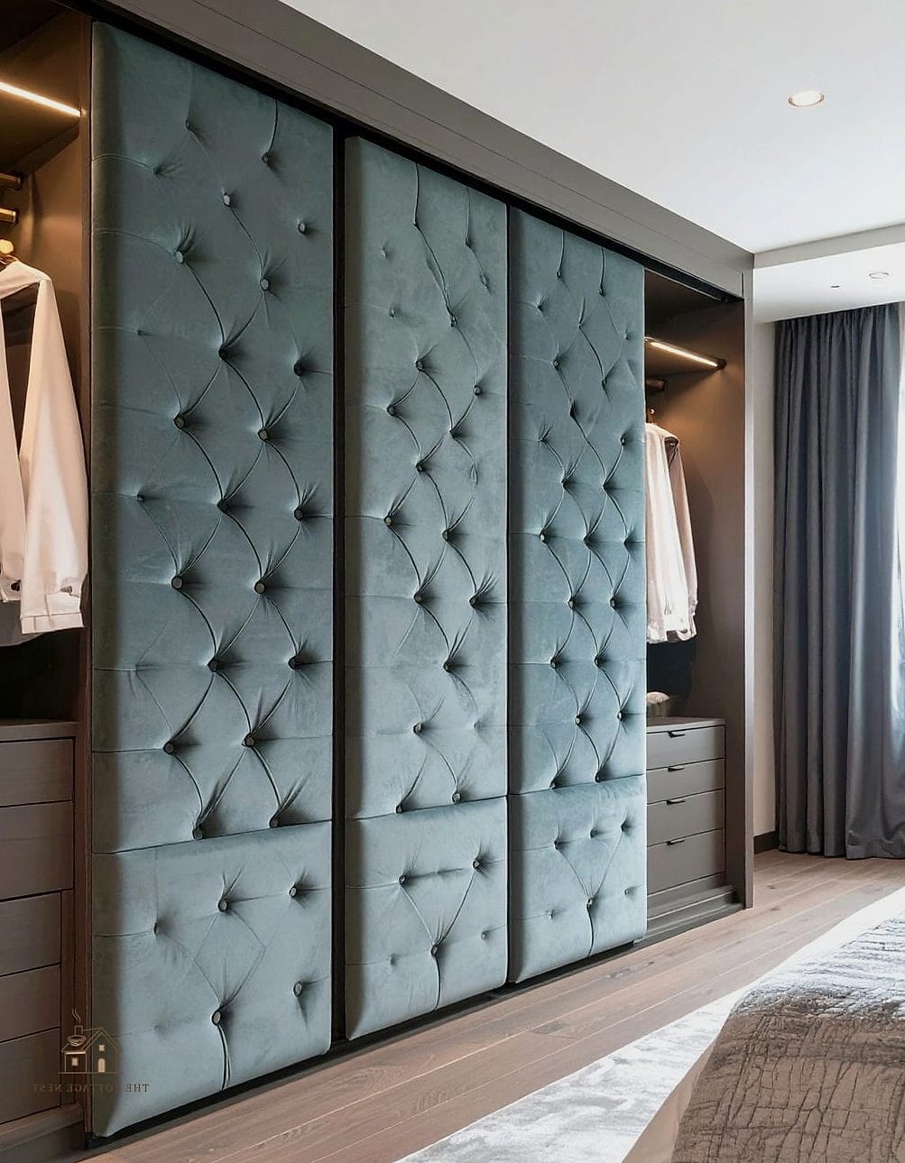 Quilted or Upholstered Fabric Door