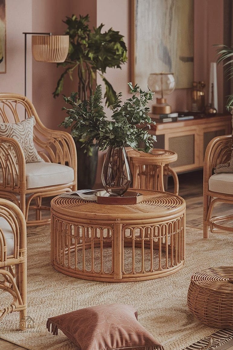15 Stunning Modern Boho Bedroom Ideas You'll Absolutely Love 3 Rattan or Wicker Headboard