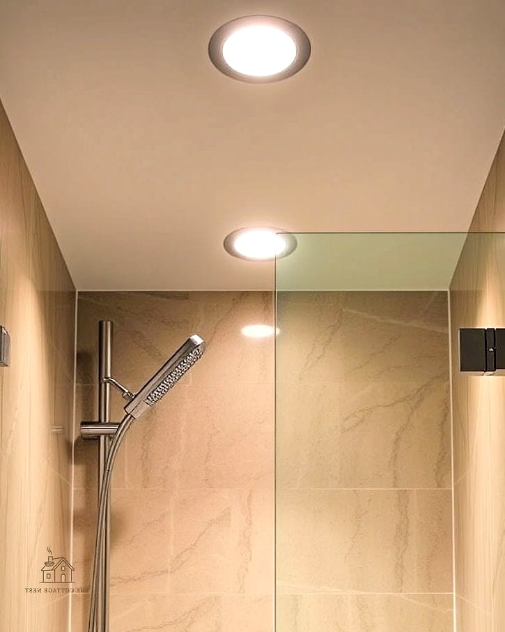 30 Amazing Small Walk In Shower Ideas No Doors on a Budget 26 Recessed Lighting Above the Shower