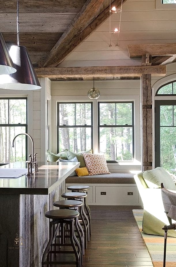 35 Chic Lake House Bedroom for a Beautiful Home 6 Reclaimed Wood Headboard