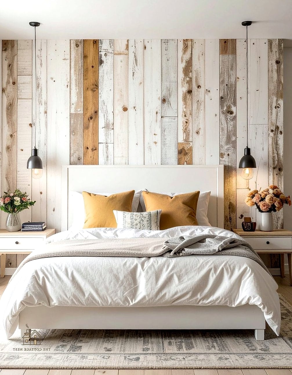 Reclaimed Wood Pallet Wall