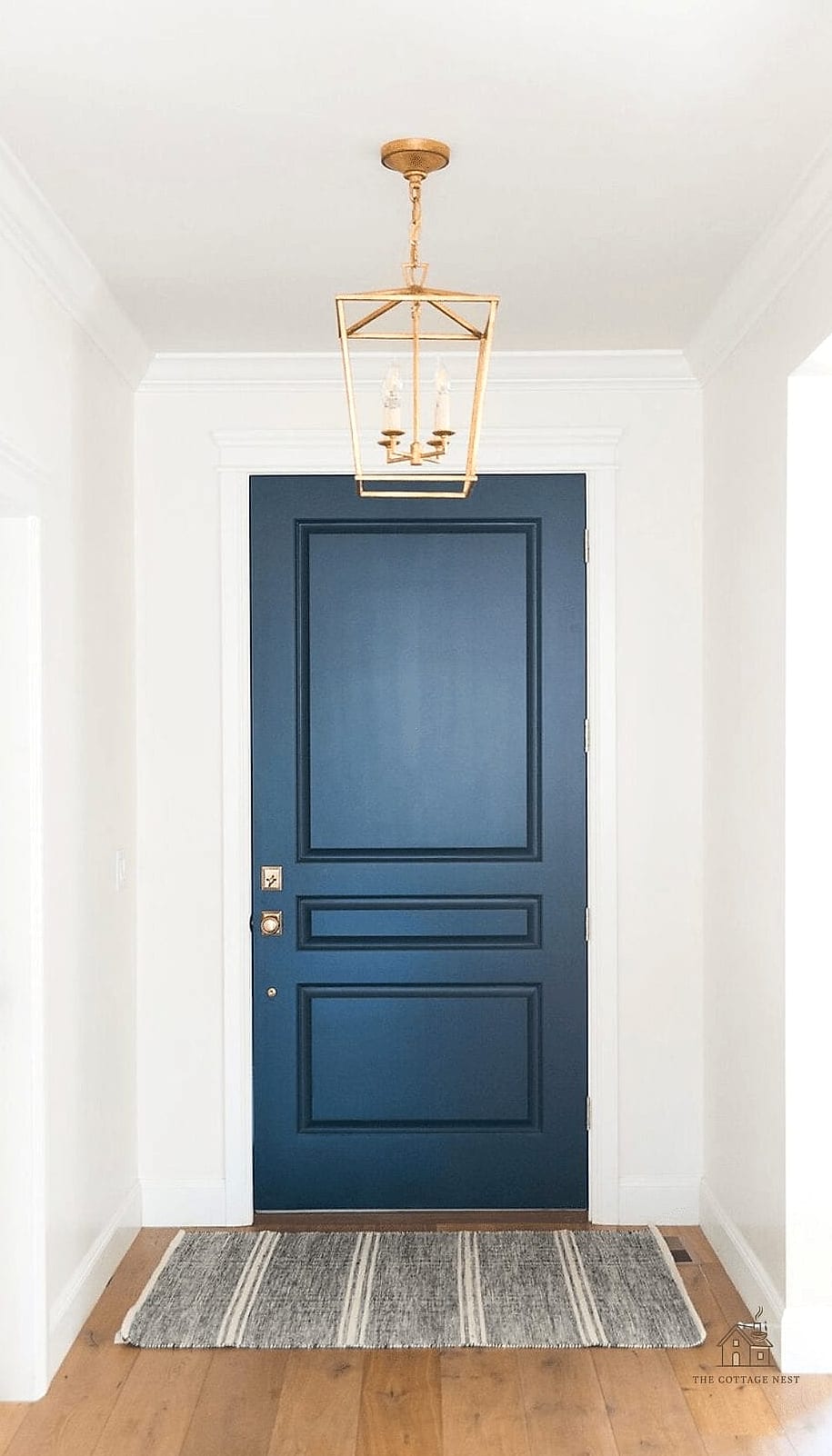 27 Cozy Door Painting Ideas Bedroom Worth Pinning 8 Rich Navy for Timeless Coziness