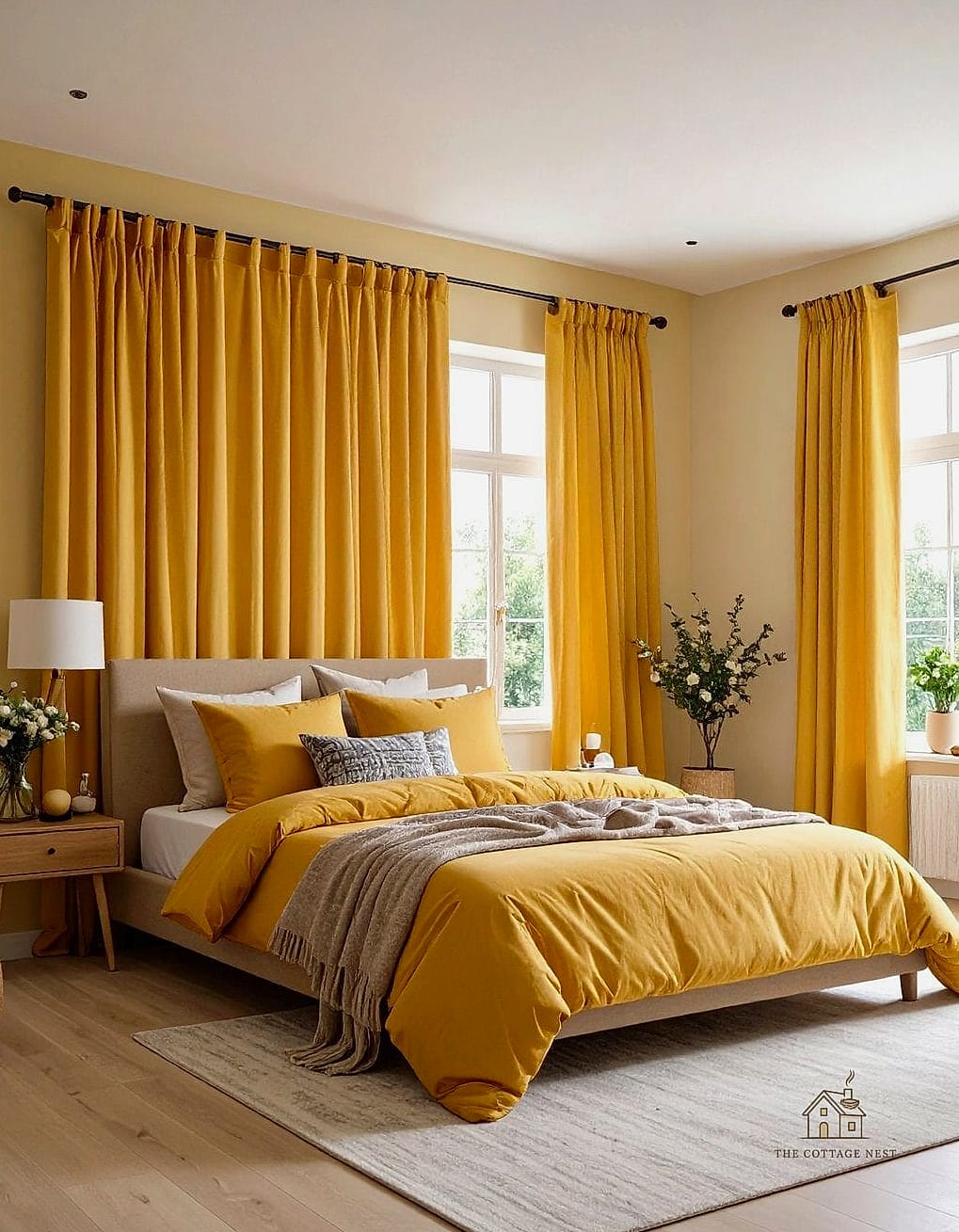 40 Clever Bedroom Curtain Ideas for Every Style 9 Rod Pocket Curtains for a Cottage Feel