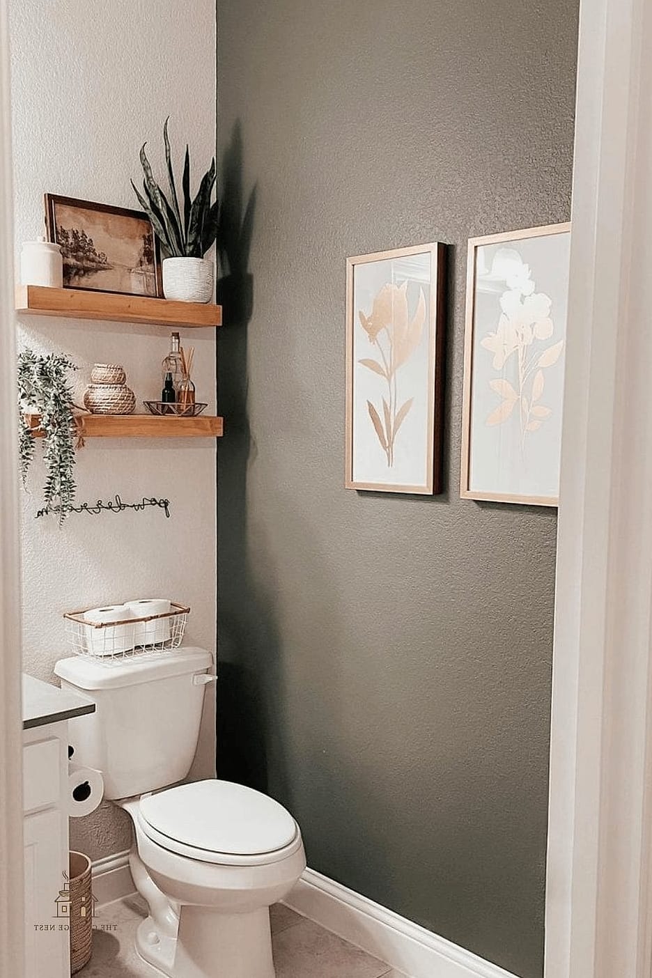 35 Chic Back Of Toilet Decor Ideas for a Beautiful Home 28 Rotating Bin Organizer