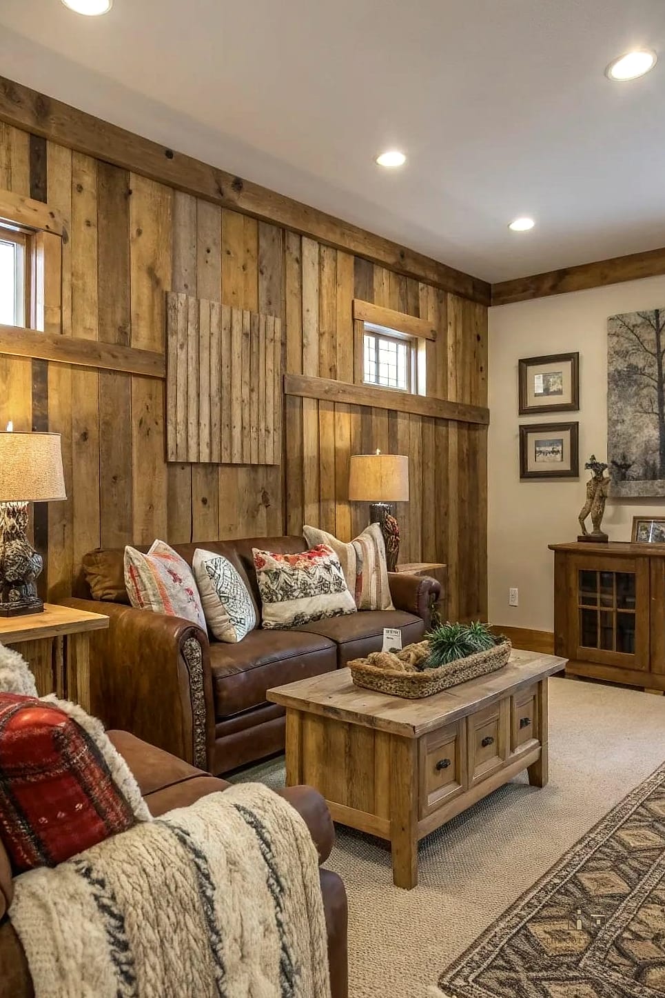 20 Cozy Bedroom Wainscoting Ideas Worth Pinning 15 Rustic Wainscoting with Reclaimed Wood