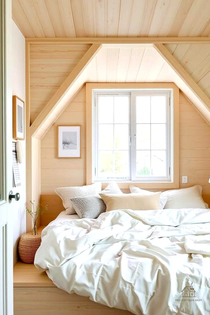 25 Gorgeous Bed Inside Closet Ideas That Are Totally Doable 7 Scandinavian Style Nook with Wood Slats