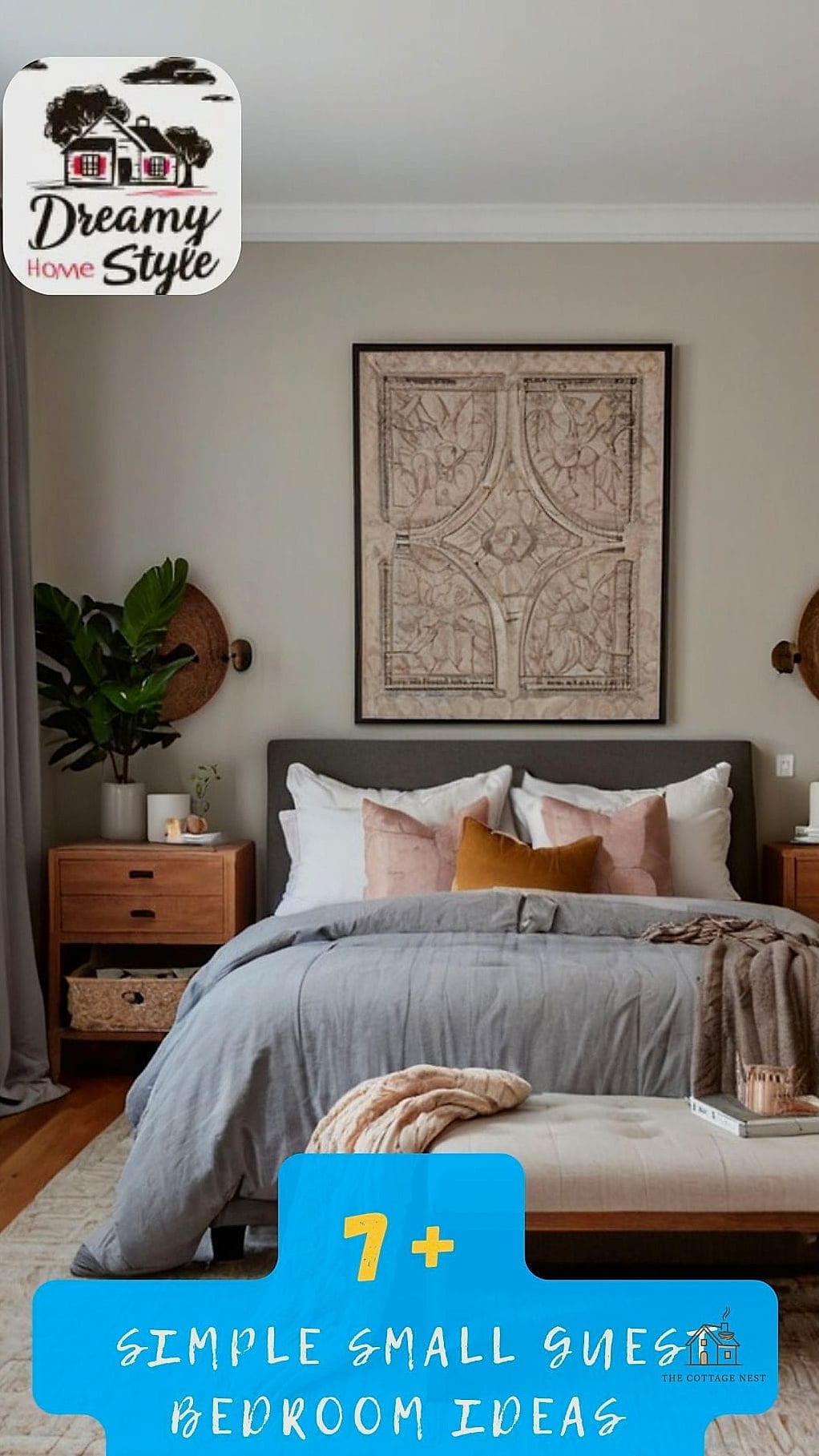 30 Dreamy Guest Bedroom Ideas to Try This Season 7 Set Up a Mini Coffee or Tea Station