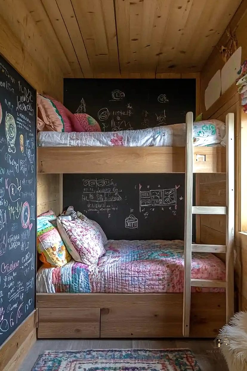 A Shared Chalkboard or Whiteboard Wall