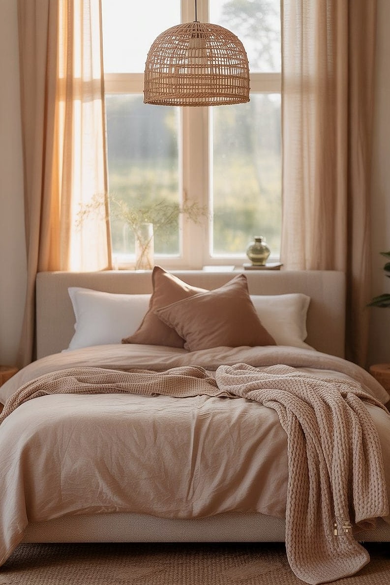 15 Brilliant Stockholm Style Bedroom to Copy Right Now 8 Sheer Linen Curtains That Filter Light Softly