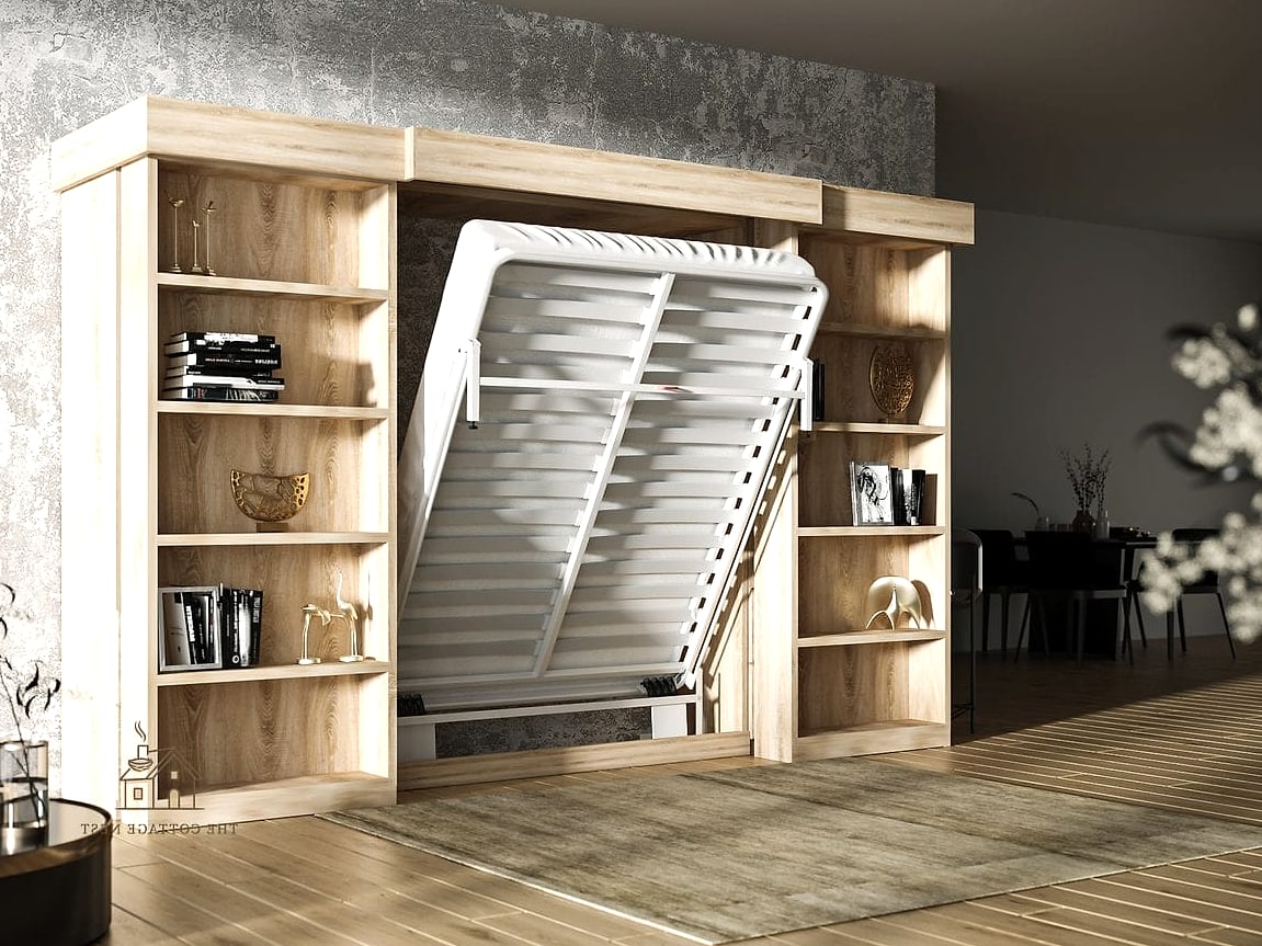 30 Amazing Shelf Over Bed Ideas on a Budget 20 Shelf with Hidden Storage Compartment