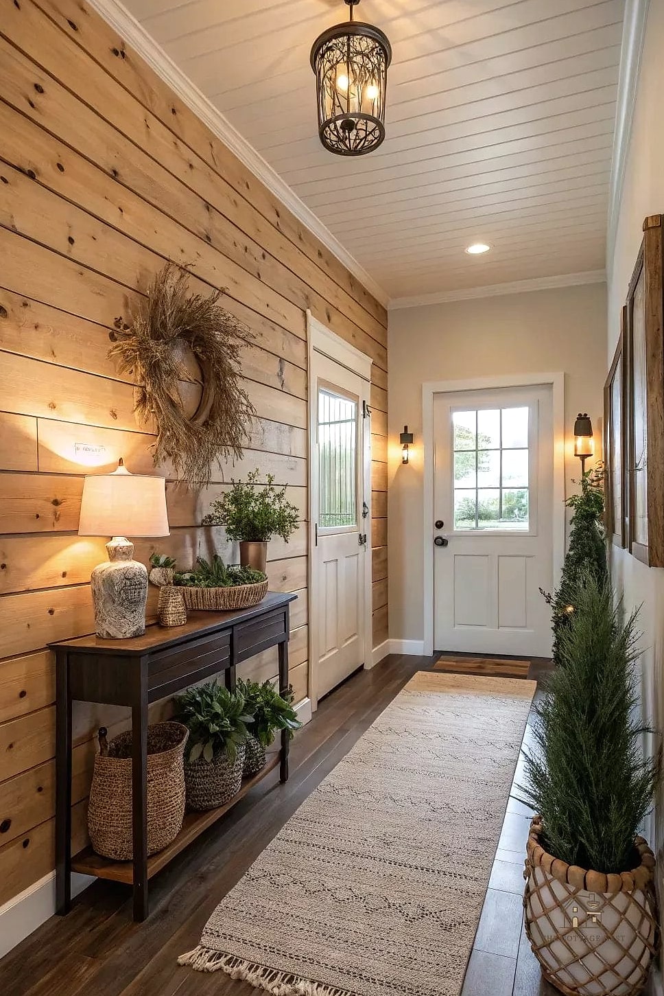 35 Chic Lake House Bedroom for a Beautiful Home 3 Shiplap Accent Wall Behind the Bed