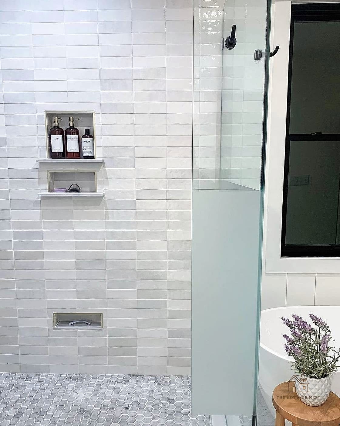 29 Dreamy Small Walk In Shower Ideas to Try This Season 29 Shower Niche Doubling as Display Space