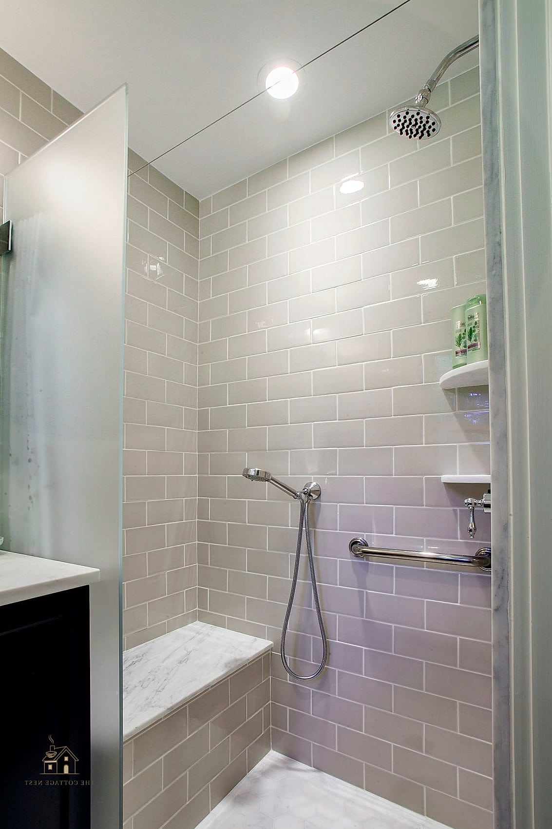 30 Amazing Small Walk In Shower Ideas No Doors on a Budget 2 Simple Curbless Entry with a Sloped Floor