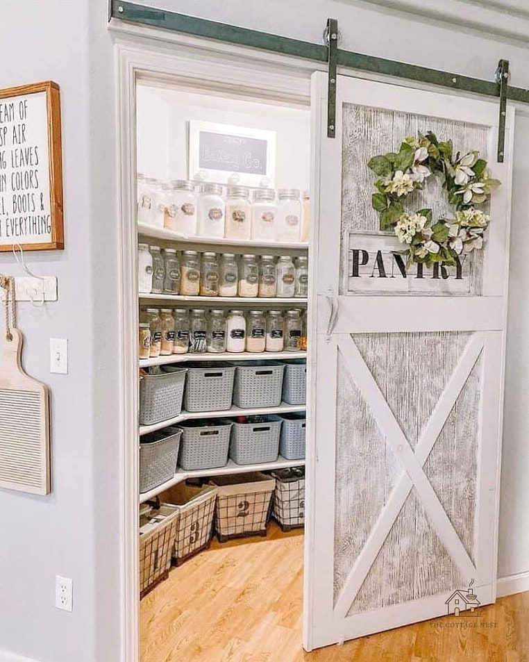35 Stunning Farmhouse Walk In Shower Ideas You'll Absolutely Love 17 Sliding Barn Door Enclosure