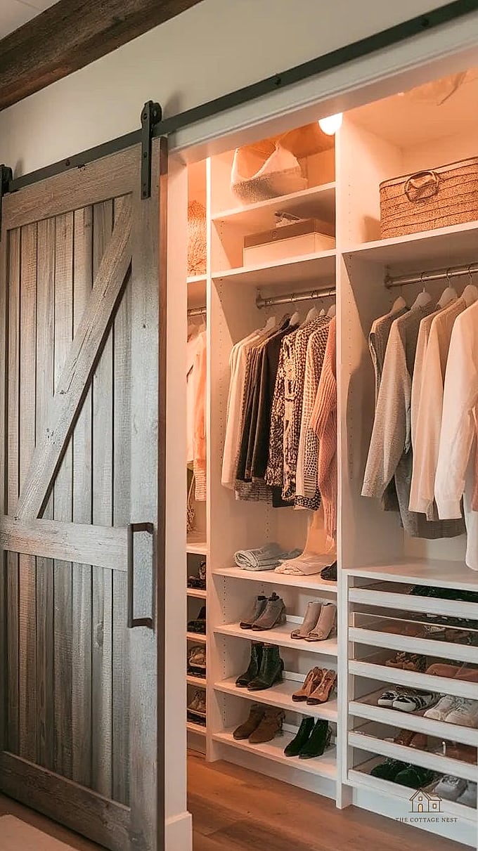 Sliding Barn Door Closet