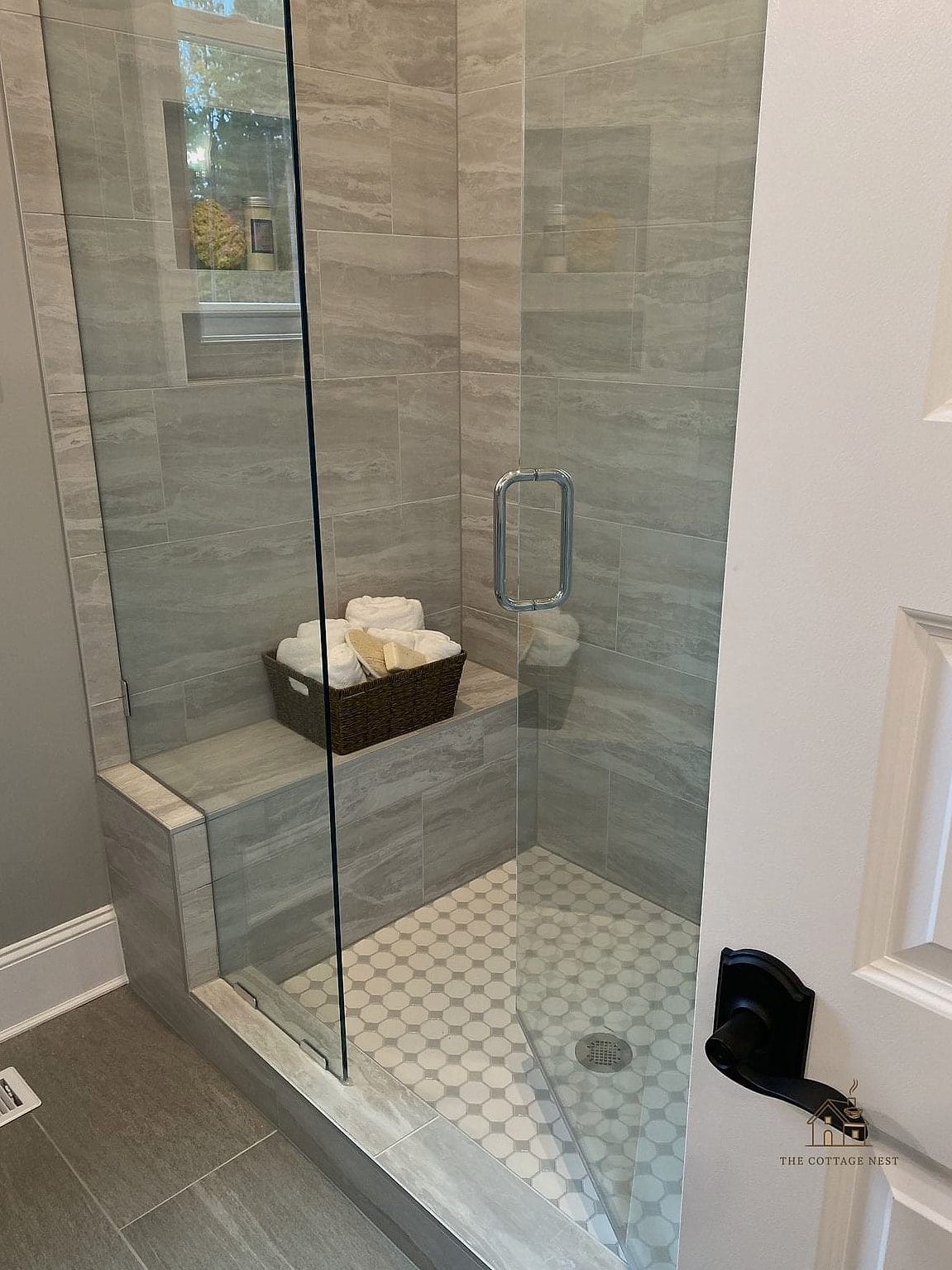 Small Bathroom Shower Tub Combo with Sliding Door