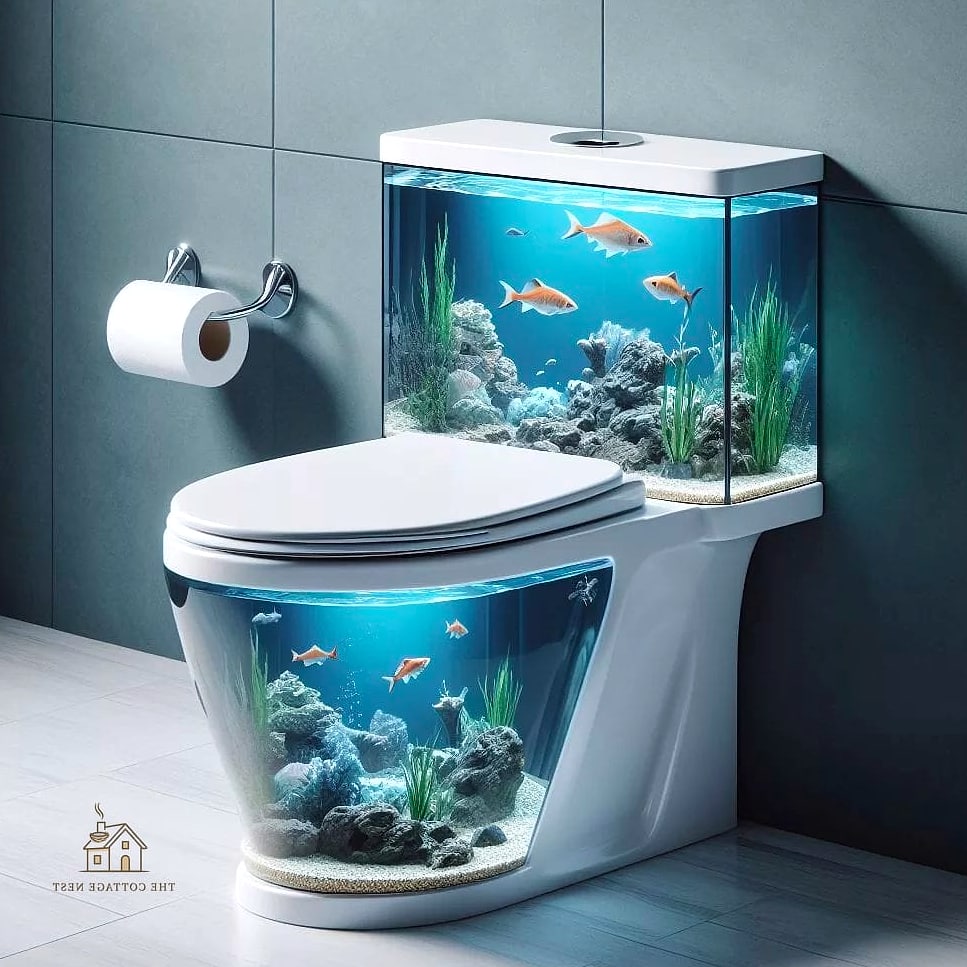 15 Stunning Toilet Tank Decor Ideas You'll Absolutely Love 16 A Small Battery-Operated Nightlight
