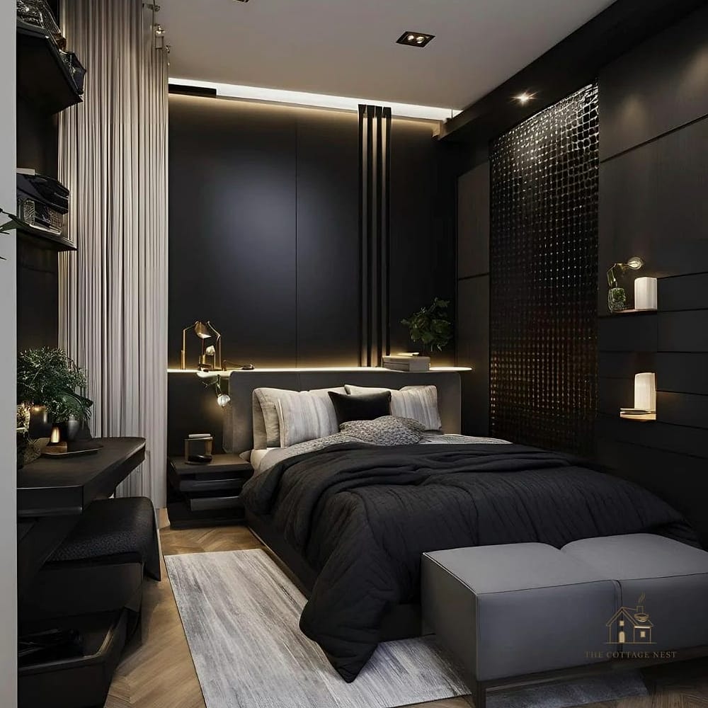 25 Creative Black Bedroom Ideas That Will Inspire You 26 Small Black Bedroom Done Right