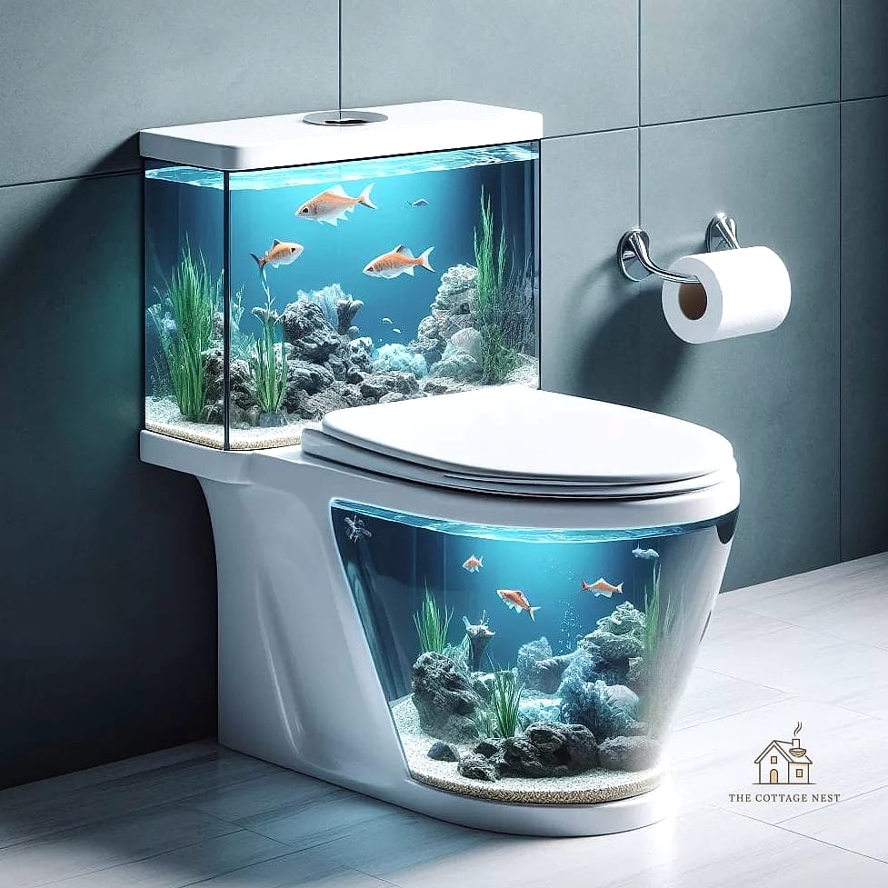 15 Stunning Toilet Tank Decor Ideas You'll Absolutely Love 11 A Small Piece of Wall-Mounted Storage Above the Tank